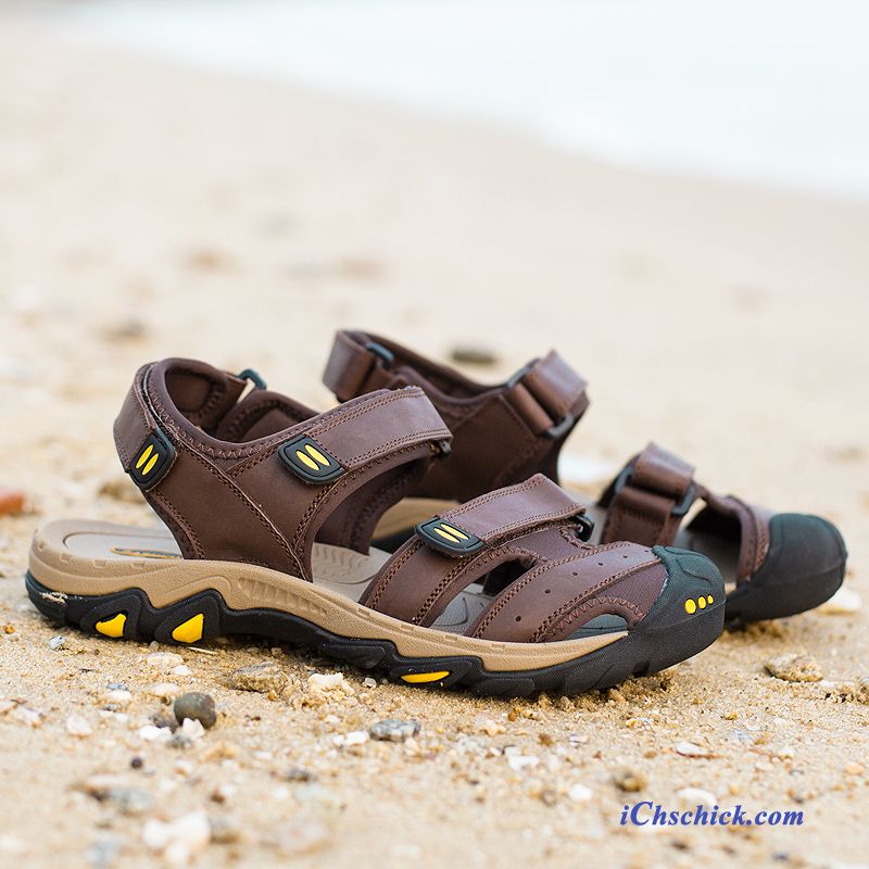 Sandalen Herren Outdoor, Geflochtene Schuhe Herren