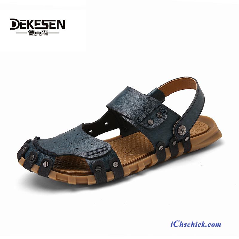 Sandalen Klettverschluss Lindgrün, Schuhe Winter Herren Billig