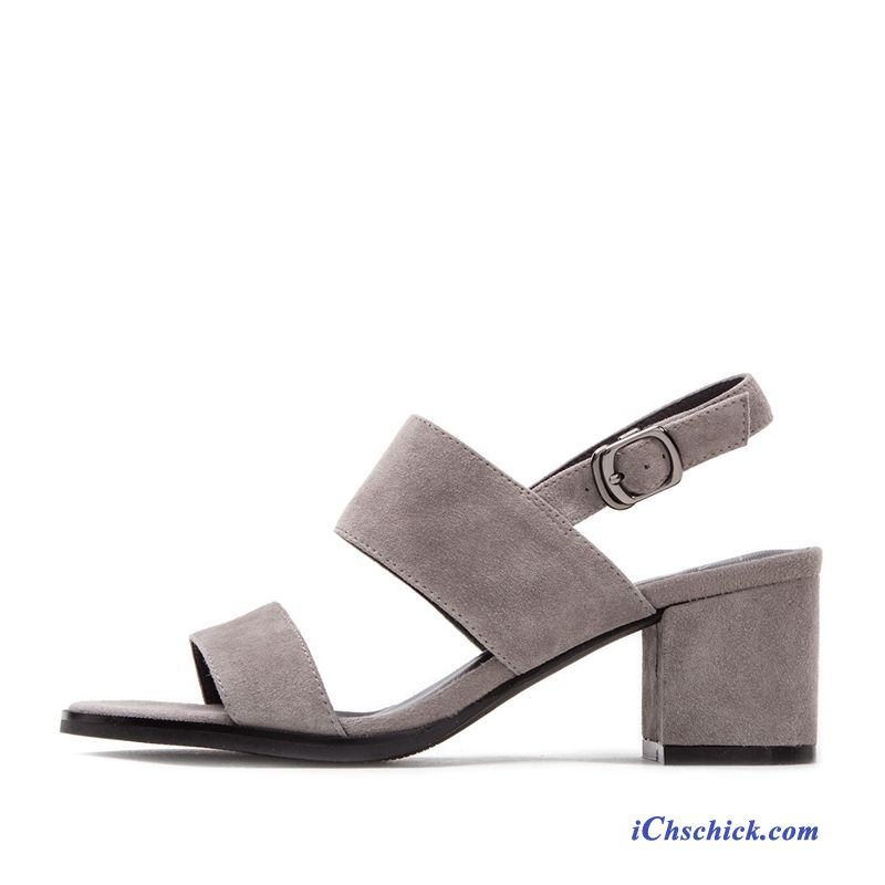 Sandalen Mit Absatz Silber Hellbraun, Sandalette Dunkelblau Günstig