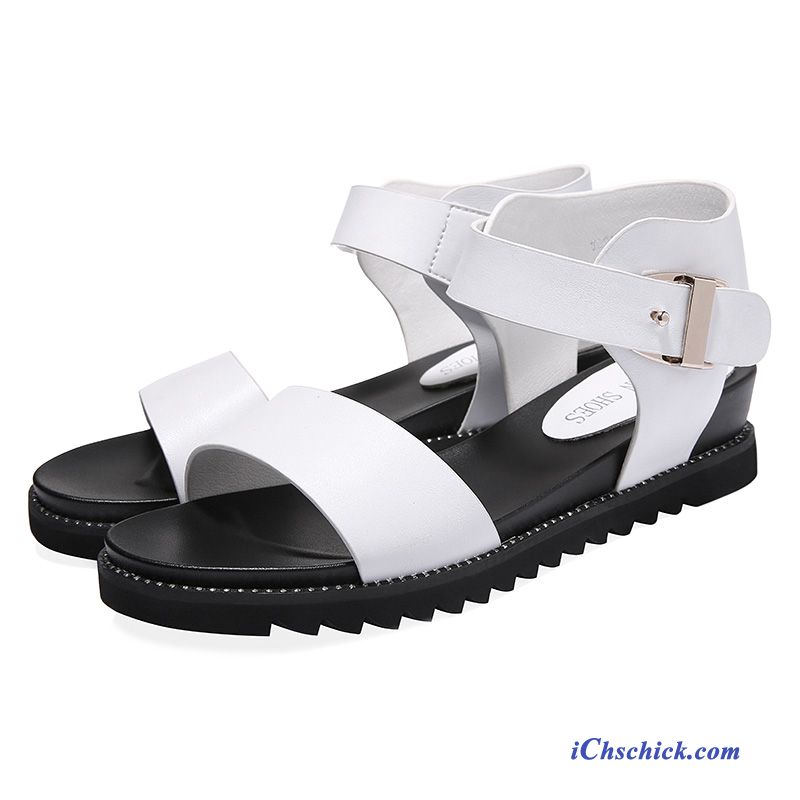 Sandalen Mit Blumen Schwarz Hellblau, Zehentrenner Sandalen Schwarz