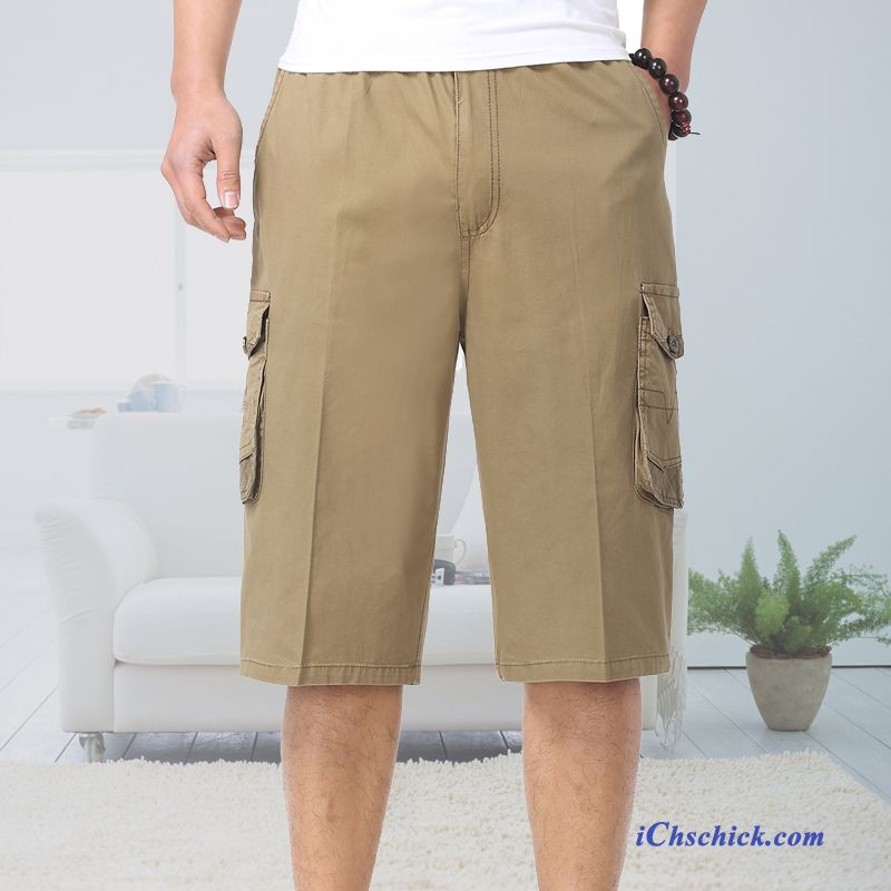 Schlupfkurze Hosen Männer, Chino Hose Herren Slim Fit Günstig