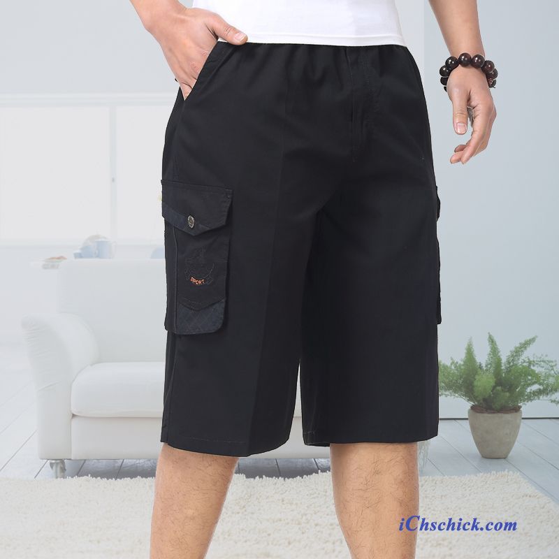 Schlupfkurze Hosen Männer, Chino Hose Herren Slim Fit Günstig