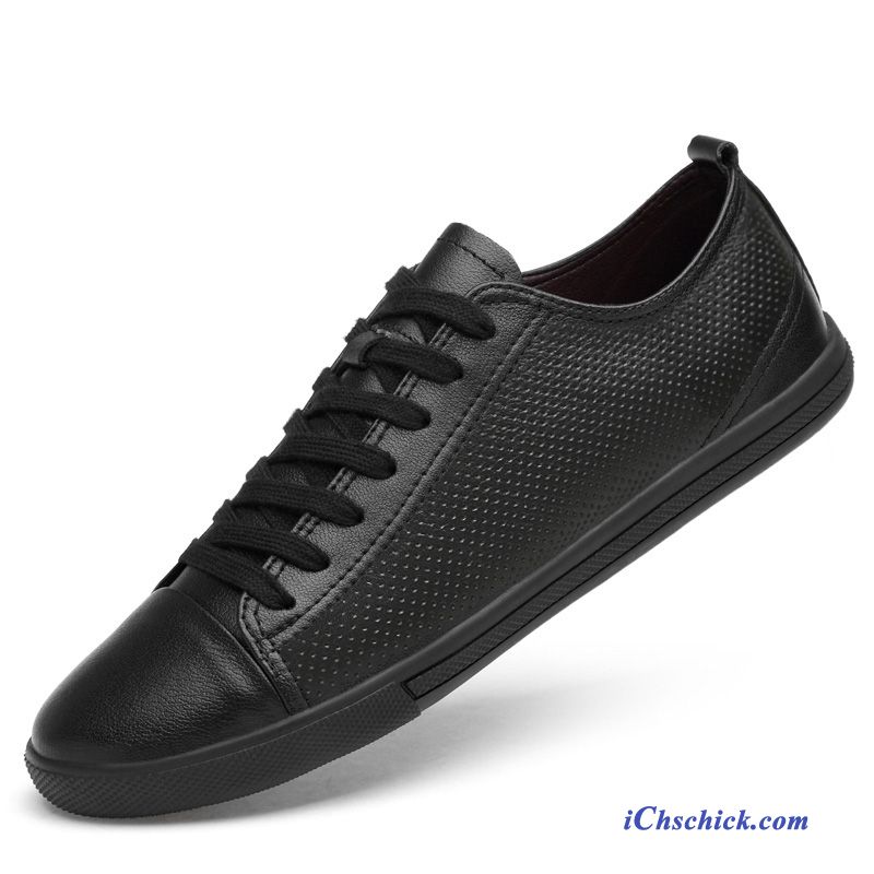 Schuhe Business-schuhe Atmungsaktiv Skaterschuhe Herbst Lederschuhe Casual Schwarz Online