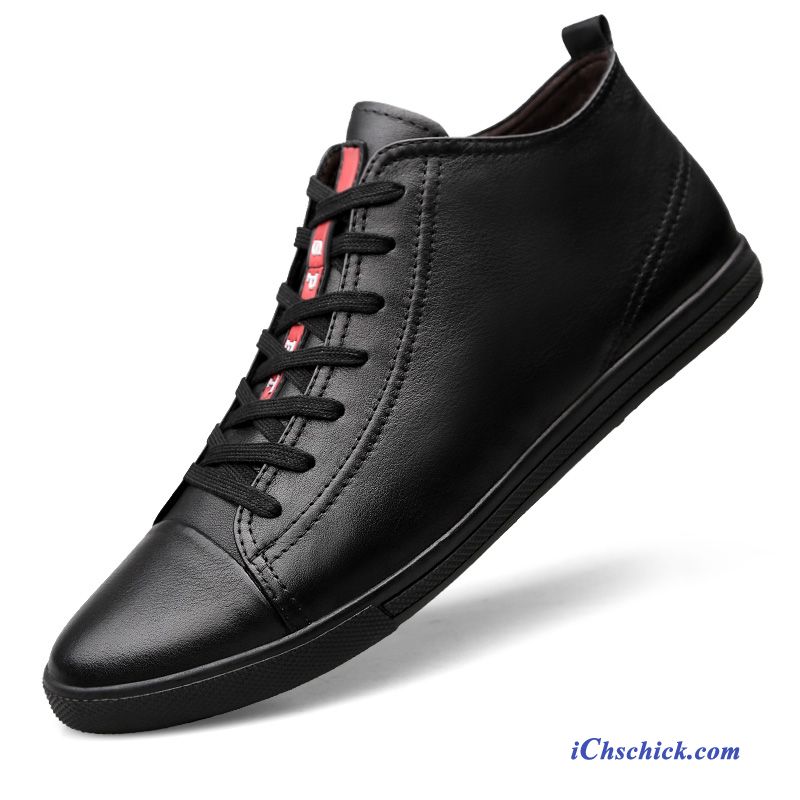 Schuhe Business-schuhe Atmungsaktiv Skaterschuhe Herbst Lederschuhe Casual Schwarz Online