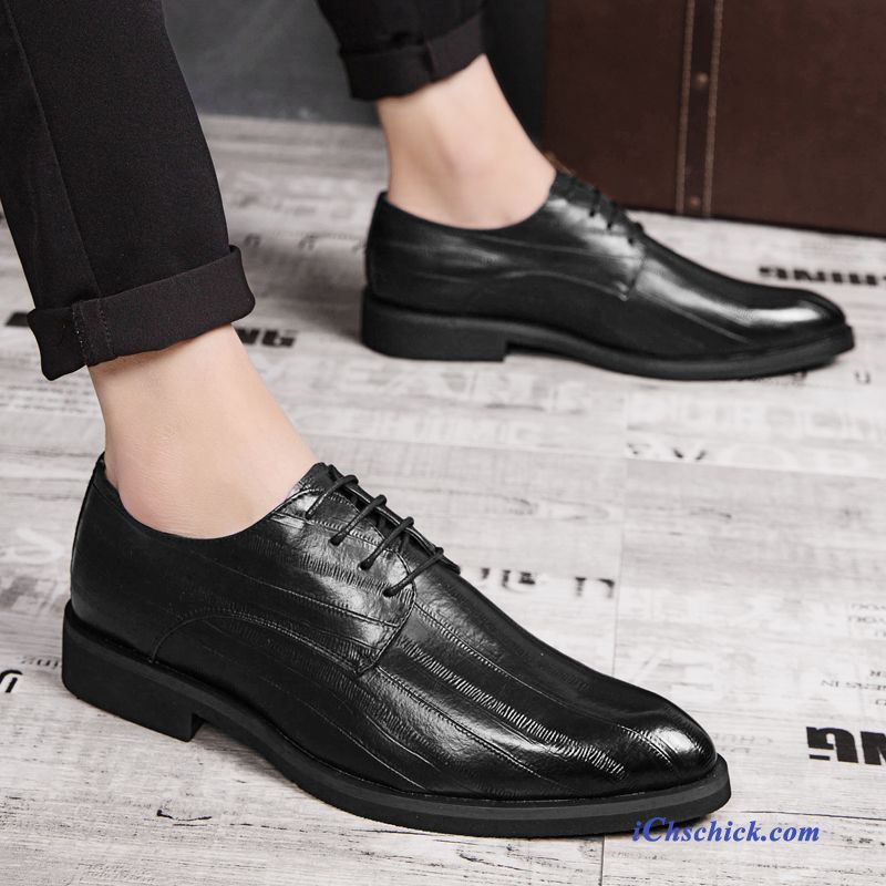 Schuhe Business-schuhe Casual British Geschäft Lederschuhe Sommer Schwarz Kaufen