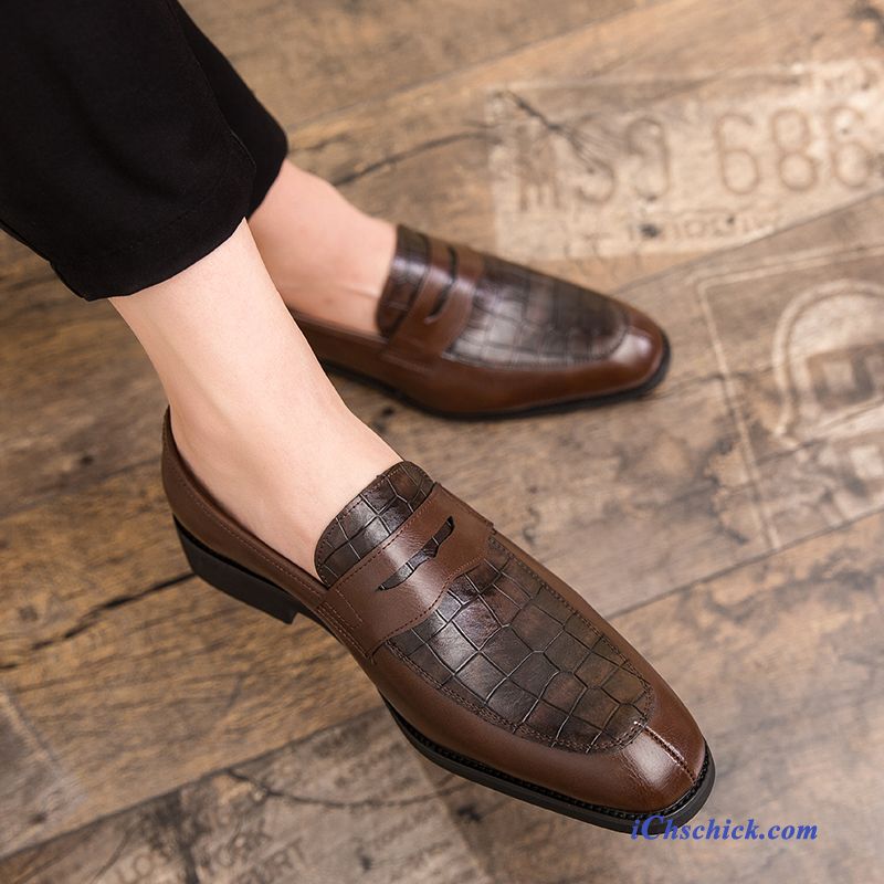 Schuhe Business-schuhe Casual British Trend Slip-on Geschäft Gelb Sale