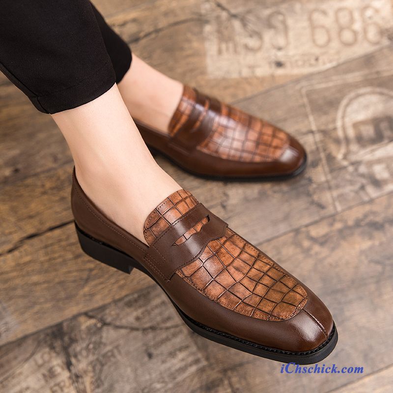 Schuhe Business-schuhe Casual British Trend Slip-on Geschäft Gelb Sale