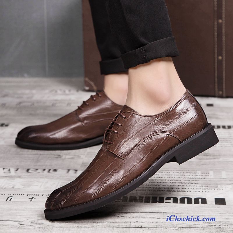 Schuhe Business-schuhe Casual Trend Feder Neue British Schwarz