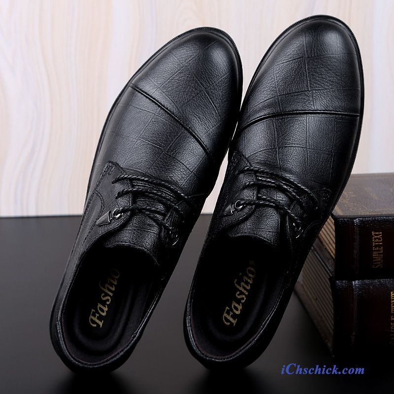 Schuhe Business-schuhe Casual Weiche Sohle Atmungsaktiv British Lederschuhe Weiß Günstige