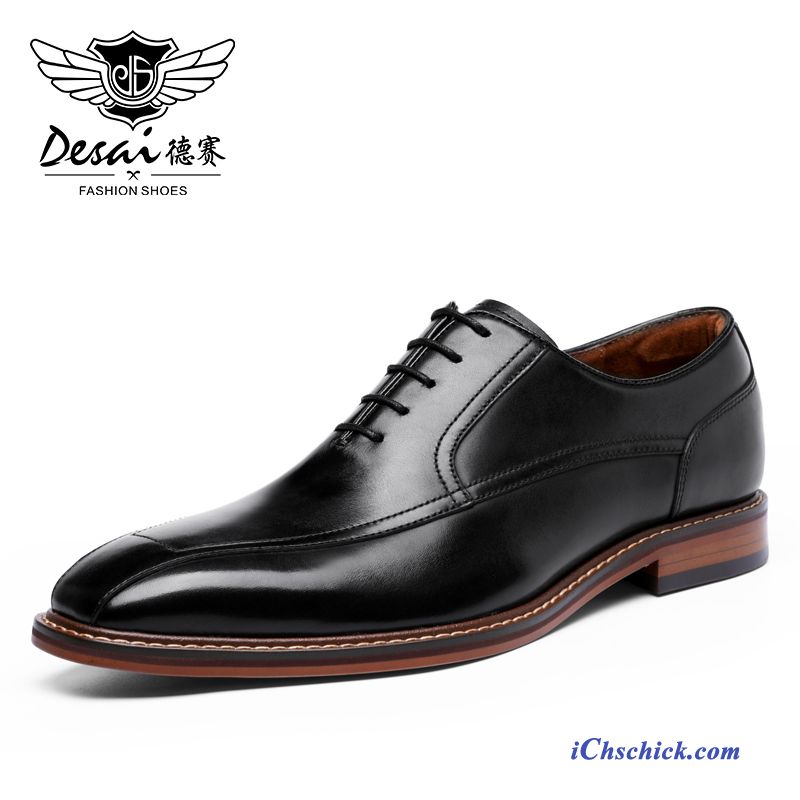 Schuhe Business-schuhe Formeller Anzug Oxford Lederschuhe Casual Geschäft Schwarz Angebote