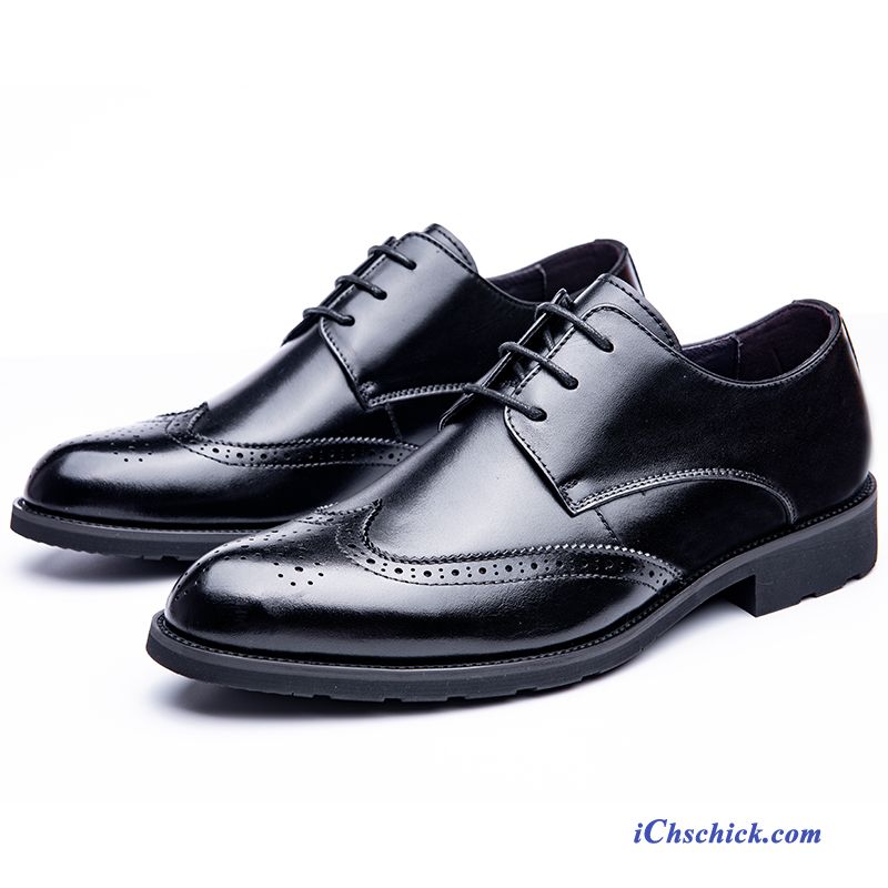 Schuhe Business-schuhe Geschäft British Retro Echtleder Formeller Anzug Braun Billige