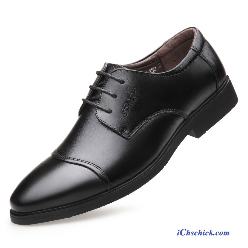 Schuhe Business-schuhe Lederschuhe Trend British Formeller Anzug Echtleder Schwarz Braun Günstig