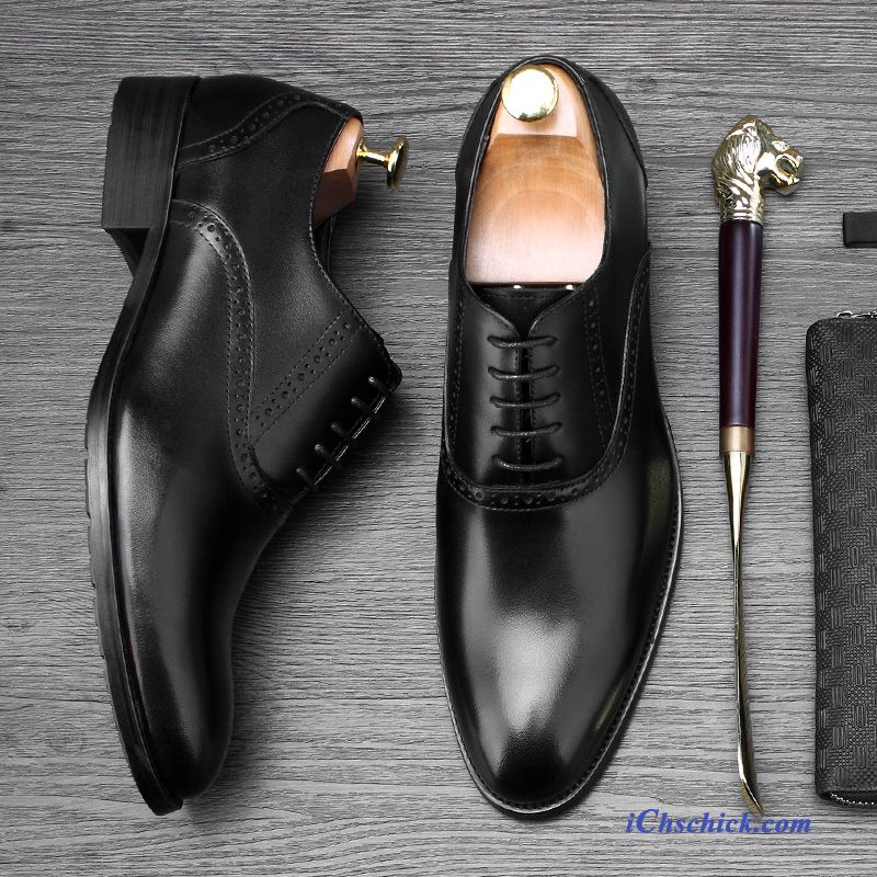 Schuhe Business-schuhe Trend British Oxford Geschäft Einfach Braun Billige