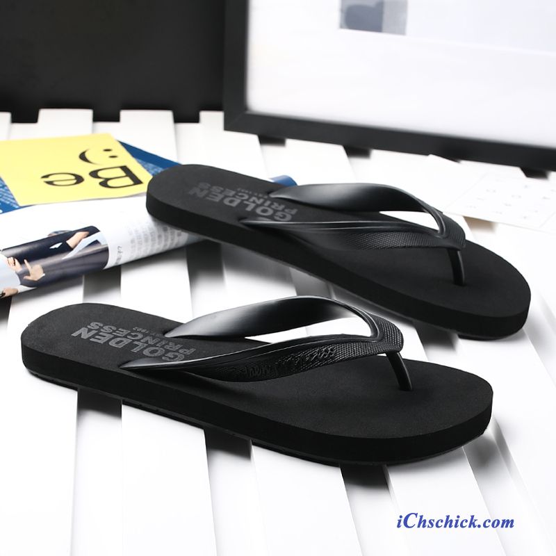 Schuhe Flip Flops Hausschuhe Mode Trend Allgleiches Outwear Schwarz Online