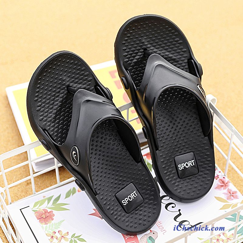 Schuhe Flip Flops Neue Outwear Klassisch Pantolette Drinnen Sandfarben Schwarz Kaufen