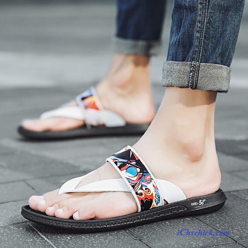 Schuhe Flip Flops Neue Sandalen Outwear Trend Rutschsicher Sandfarben Schwarz Sale