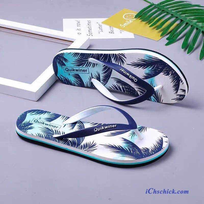 Schuhe Flip Flops Outwear Badezimmer Allgleiches Strand Rutschsicher Sandfarben Schwarz Rot Billig