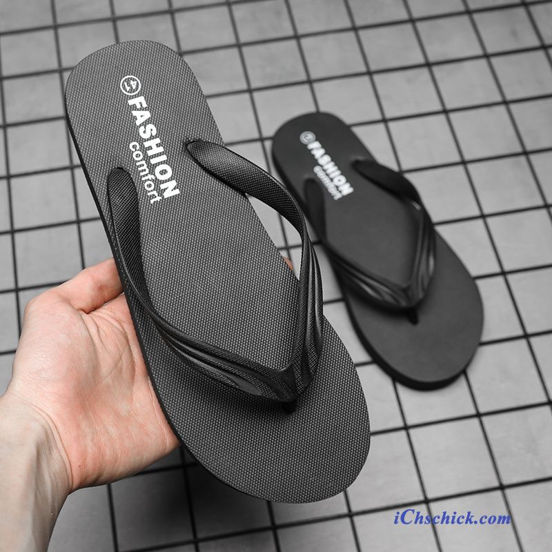 Schuhe Flip Flops Persönlichkeit Neue Outwear Sommer Sandalen Schwarz Bestellen