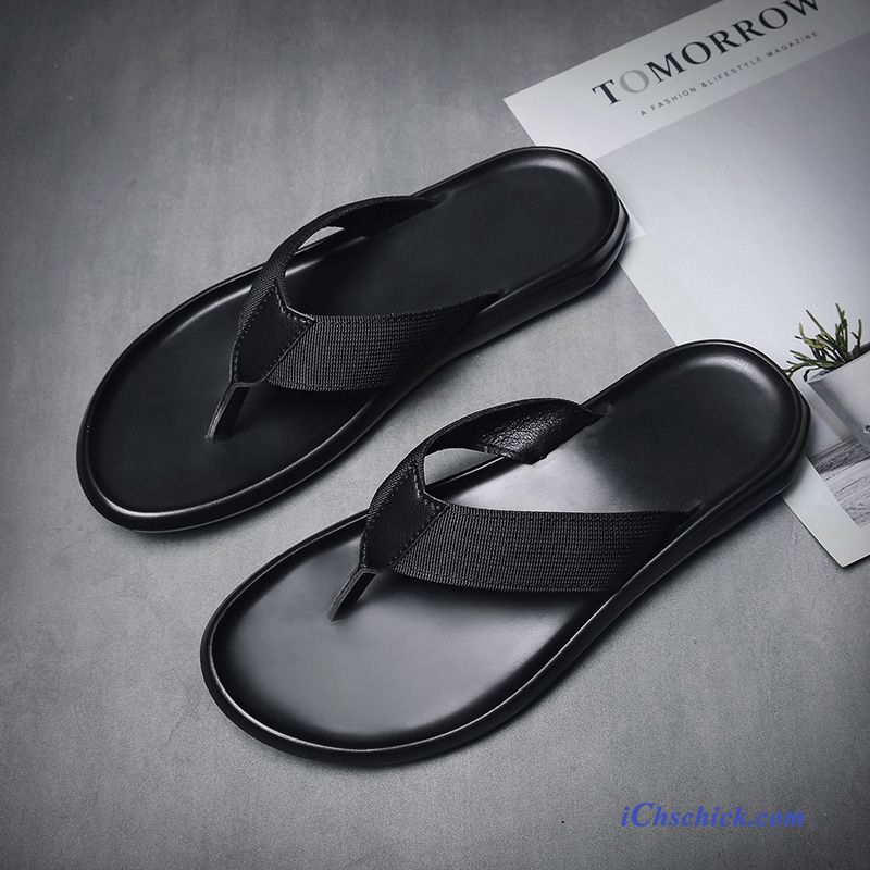 Schuhe Flip Flops Persönlichkeit Sandalen Hausschuhe Trend Draussen Schwarz Geschäft