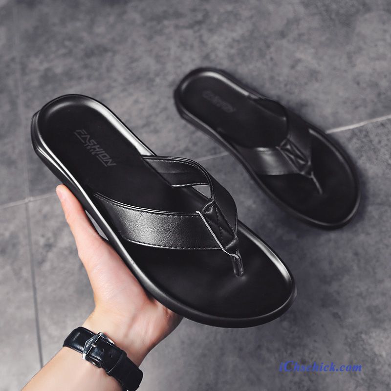 Schuhe Flip Flops Persönlichkeit Sandalen Hausschuhe Trend Draussen Schwarz Geschäft