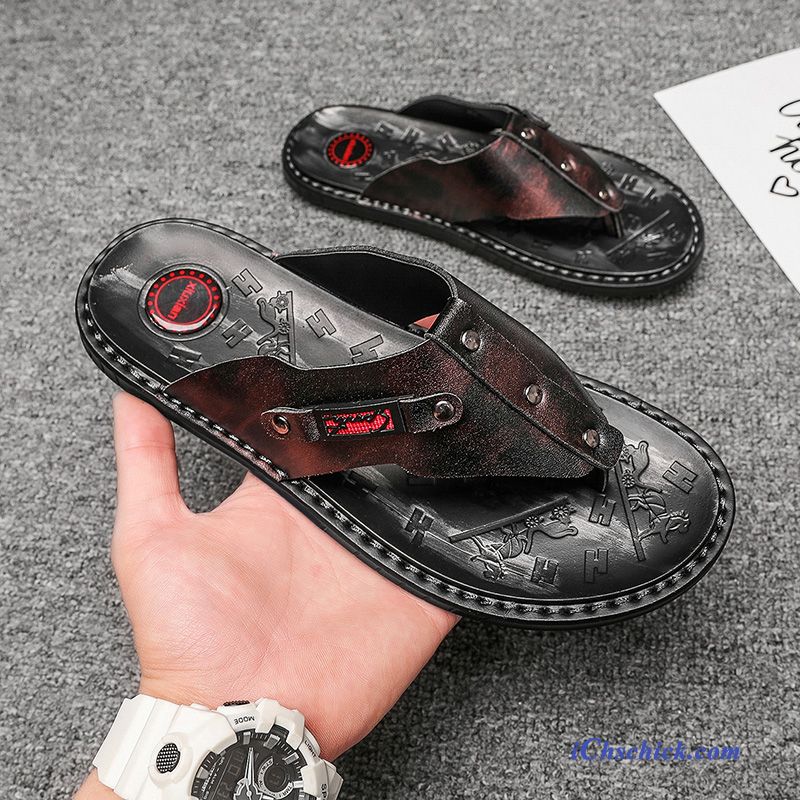 Schuhe Flip Flops Sandalen Pantolette Persönlichkeit Outwear Sommer Weiß Verkaufen