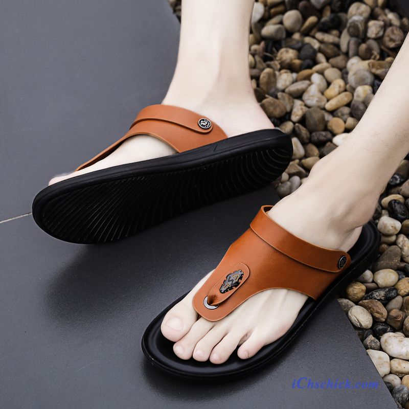 Schuhe Flip Flops Sandalen Pantolette Persönlichkeit Outwear Sommer Weiß Verkaufen