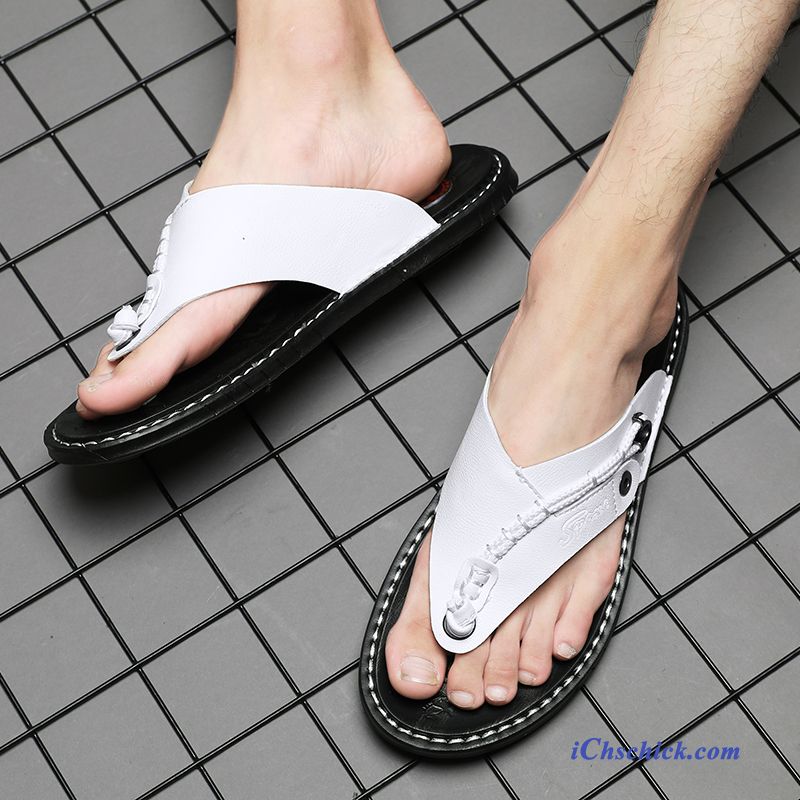 Schuhe Flip Flops Sandalen Pantolette Persönlichkeit Outwear Sommer Weiß Verkaufen