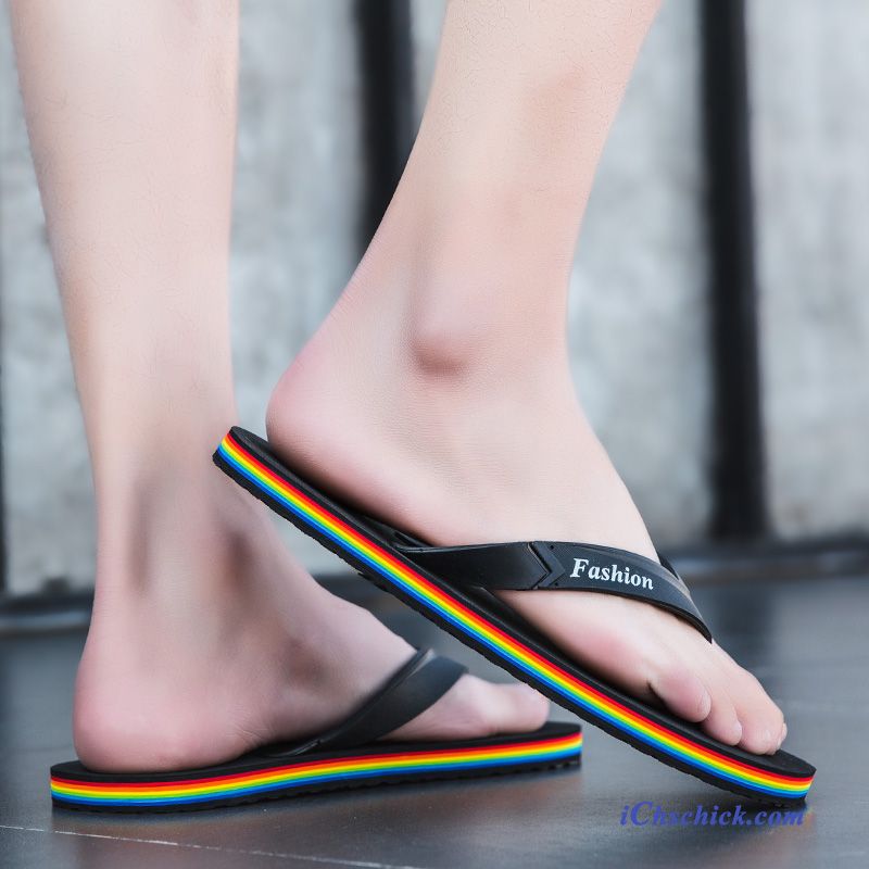 Schuhe Flip Flops Sandalen Rutschsicher Casual Outwear Neue Sandfarben Schwarz Kaufen