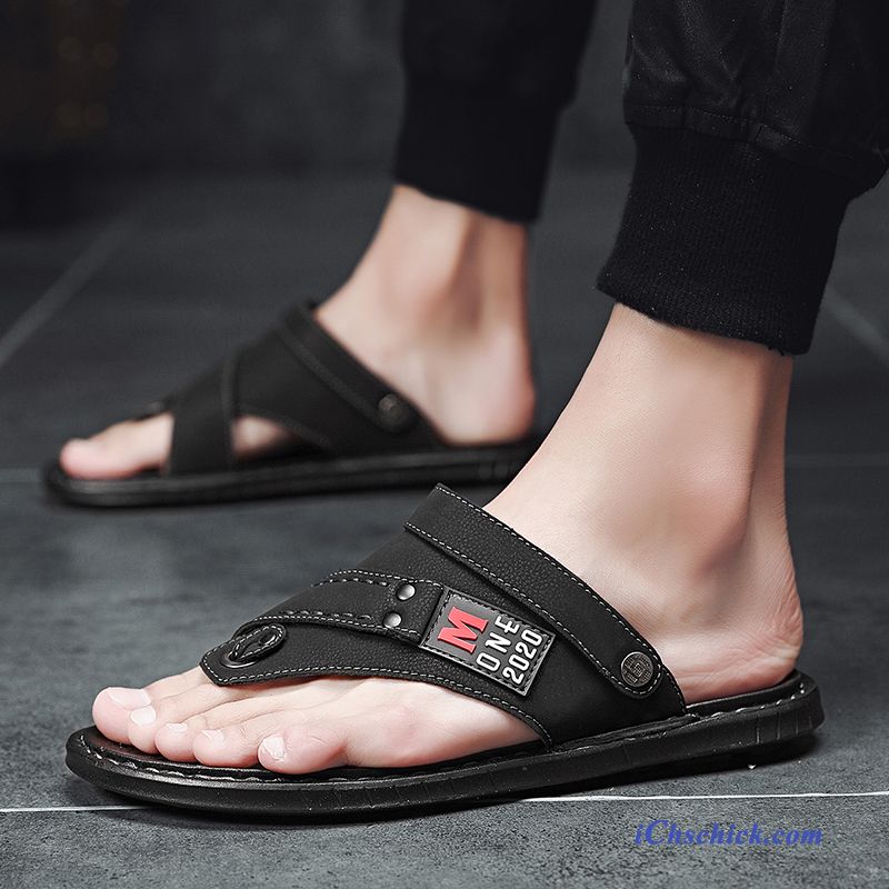 Schuhe Flip Flops Sandalen Trend Neue Mode Outwear Sandfarben Braun Sale