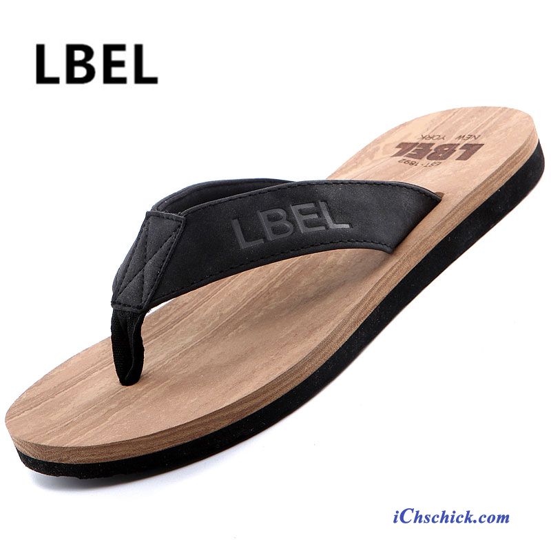 Schuhe Flip Flops Weiche Sohle Draussen Hausschuhe Rutschsicher Neue Braun Billige