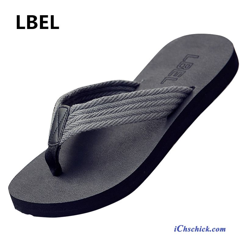 Schuhe Flip Flops Weiche Sohle Draussen Hausschuhe Rutschsicher Neue Braun Billige