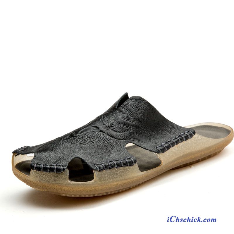 Schuhe Hausschuhe Rutschsicher Sandalen Outwear Sommer Große Größe Sandfarben Braun Kaufen