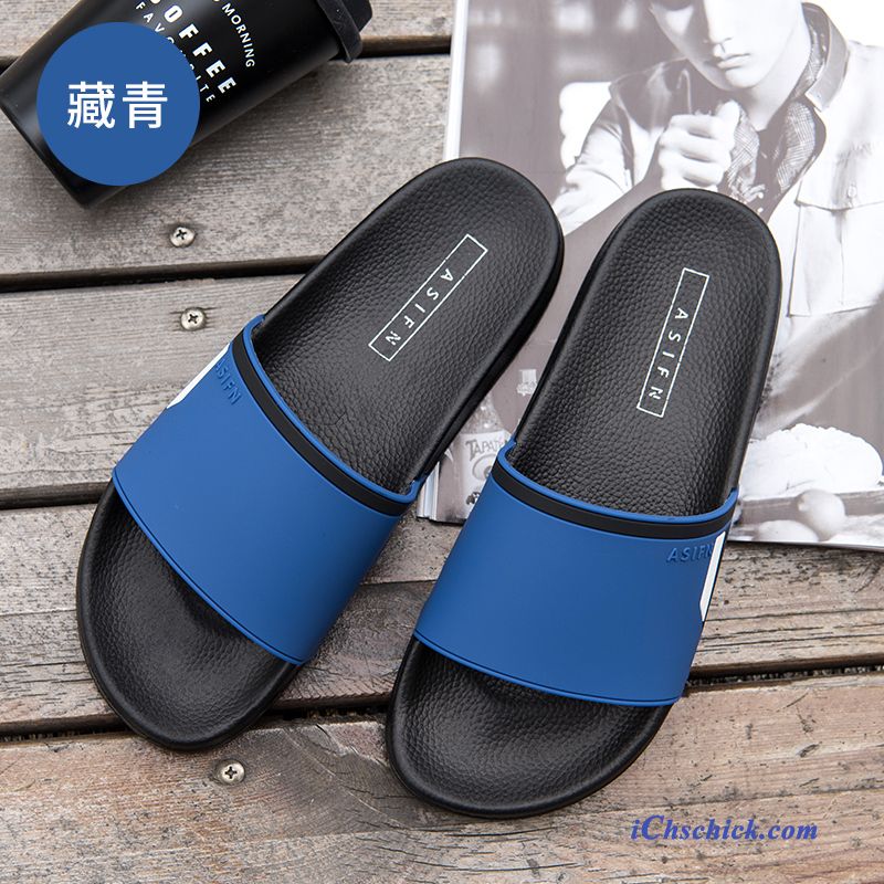 Schuhe Hausschuhe Rutschsicher Sommer Lovers Damen Weiche Sohle Blau Günstig