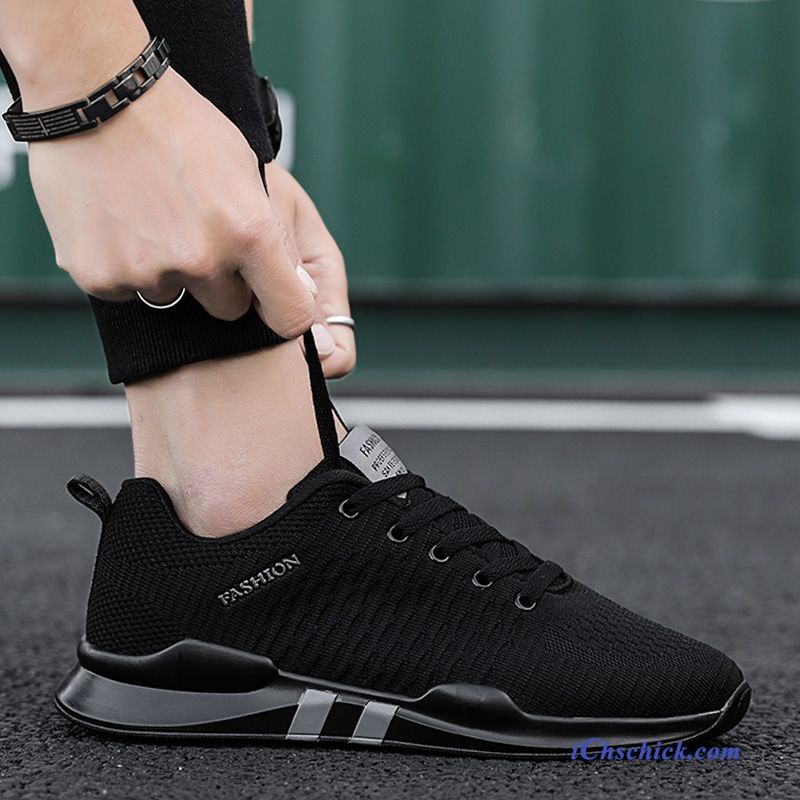 Schuhe Laufschuhe Trend Casual Neue Sommer Atmungsaktiv Schwarz Günstig