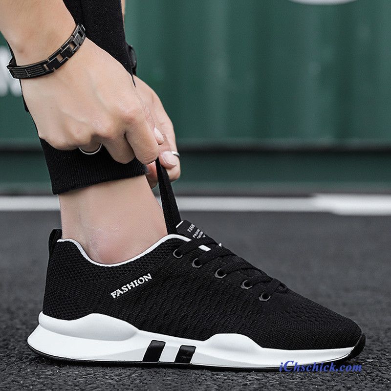 Schuhe Laufschuhe Trend Casual Neue Sommer Atmungsaktiv Schwarz Günstig