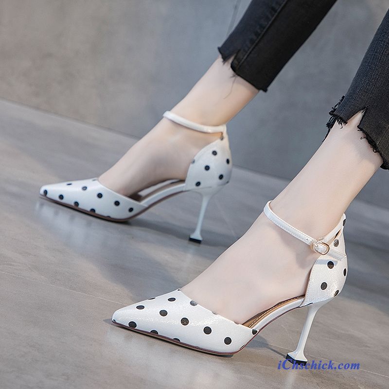 Schuhe Pumps Mädchen Schnürschuhe Dünne Fersen Neue Mode Weiß Kaufen
