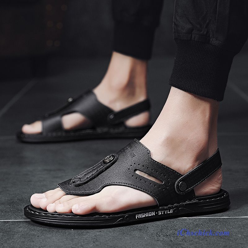 Schuhe Sandalen Casual Atmungsaktiv Rutschsicher Geschäft Outwear Sandfarben Braun Angebote