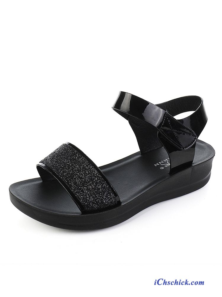 Schuhe Sandalen Dicke Sohle Neue Allgleiches Keilschuhe Flache Bestellen