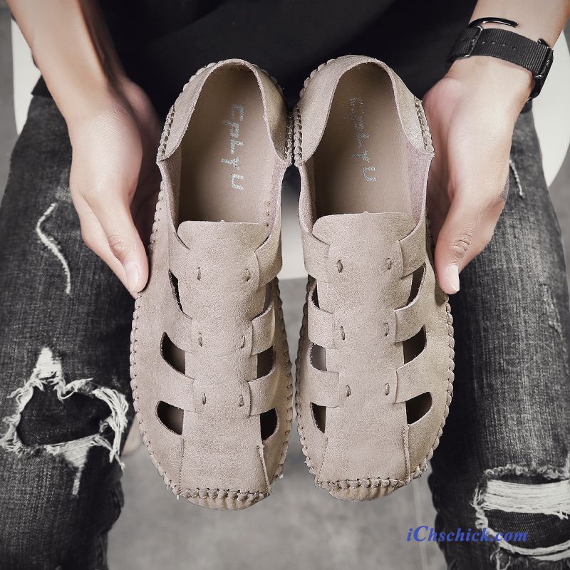 Schuhe Sandalen Jugend Allgleiches Weiche Sohle Neue Casual Grau