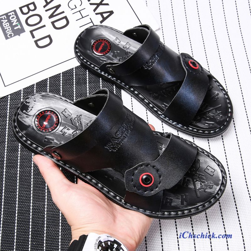 Schuhe Sandalen Neue Hausschuhe Sommer Mode Persönlichkeit Sandfarben Schwarz Kaufen