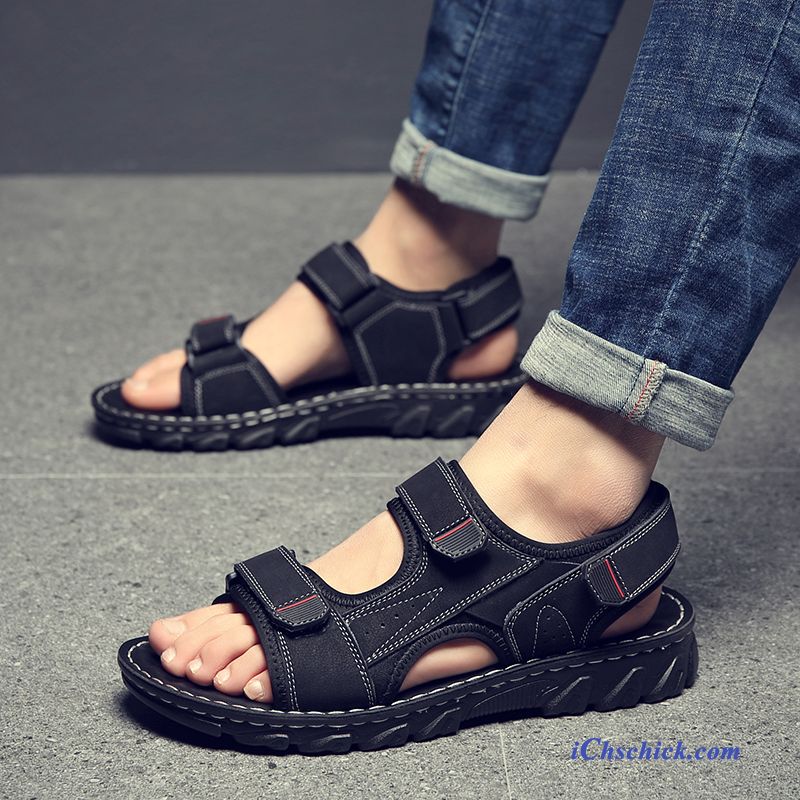 Schuhe Sandalen Neue Schüler Sommer Teenager Sandfarben Braun Discount