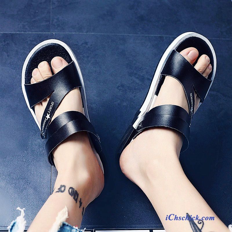 Schuhe Sandalen Outwear Trend Persönlichkeit Sommer Neue Sandfarben Weiß Online