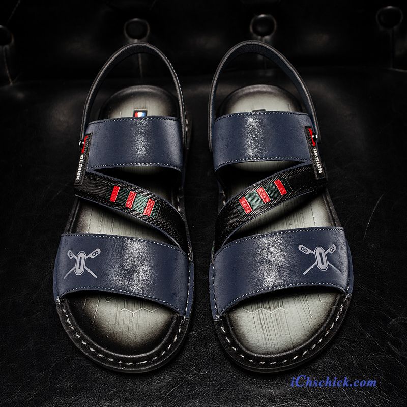 Schuhe Sandalen Sommer Casual Trend Atmungsaktiv Mode Sandfarben Schwarz Kaufen