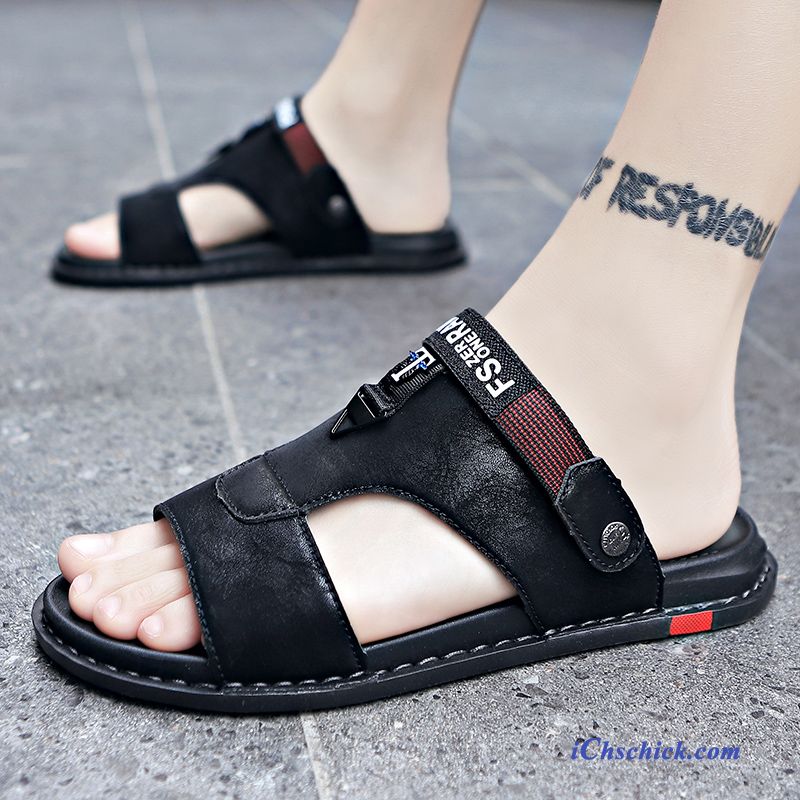 Schuhe Sandalen Trend Sommer Pantolette Draussen Casual Sandfarben Weiß Sale