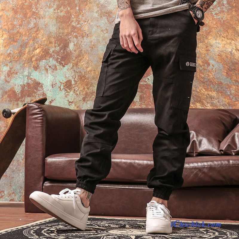 Schwarze Hose Männer Rosa, Bootcut Jeans Herren