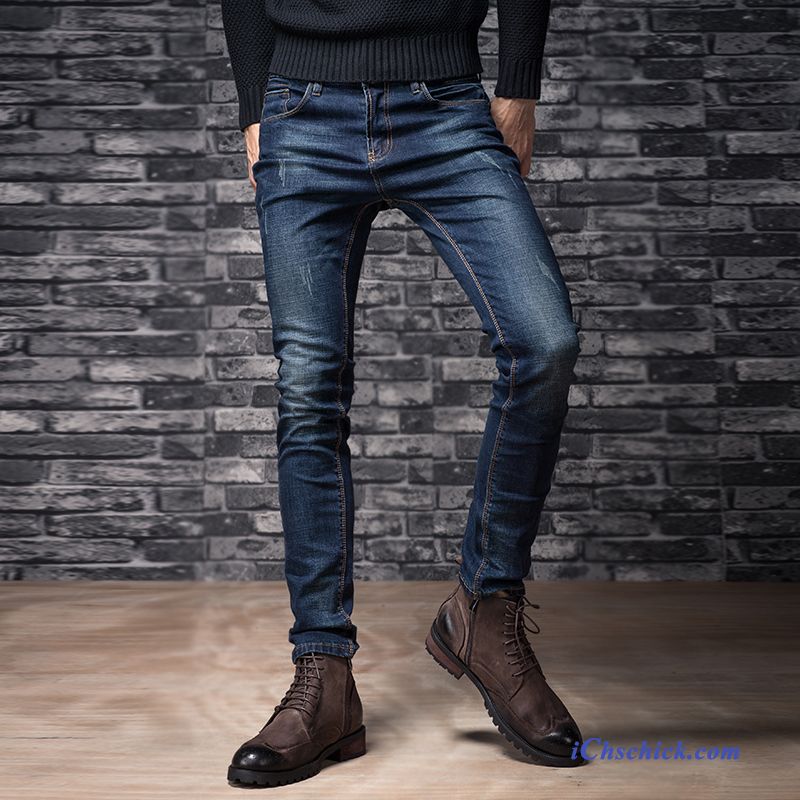 Skinny Jeans Herren Blau, Jeans Billig Kaufen