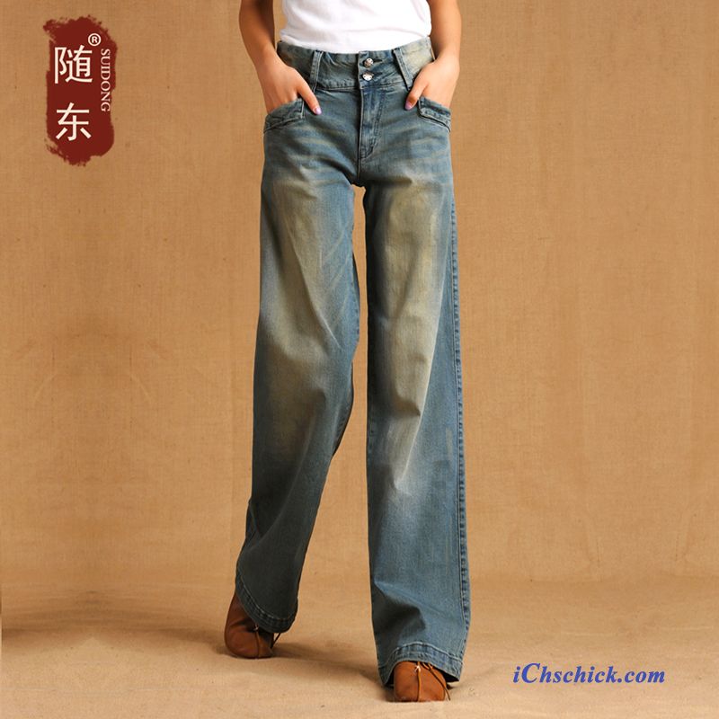 Straight Fit Jeans Damen, Weiße Skinny Hose Damen Verkaufen