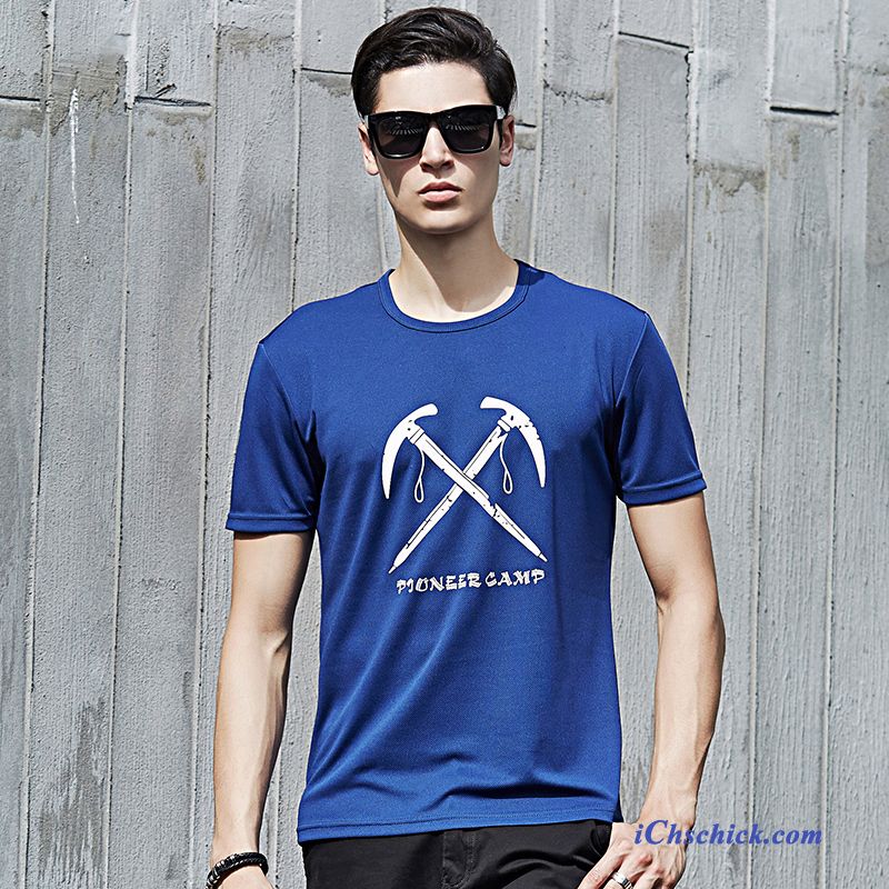 T Shirt Gestreift Blau Weiss, Lange T Shirts Für Frauen Kaufen