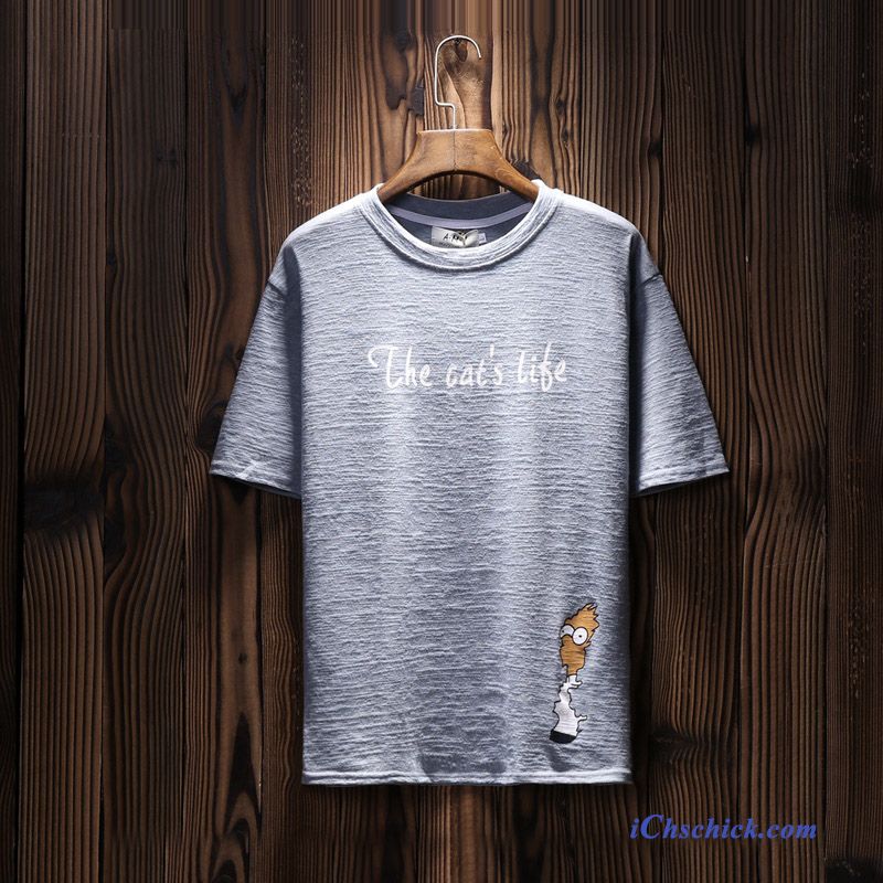 T Shirt Mit Ausschnitt Herren, Mode T Shirts Herren Günstig