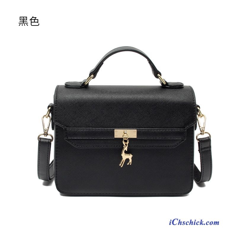 Tasche Schwarz Damen, Crossover Tasche Leder Günstig